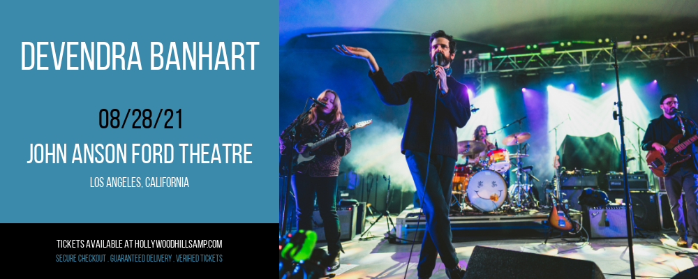 Devendra Banhart at John Anson Ford Theatre tickets Devendra Banhart at John Anson Ford Theatre