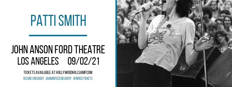 Patti Smith at John Anson Ford Theatre tickets Patti Smith at John Anson Ford Theatre