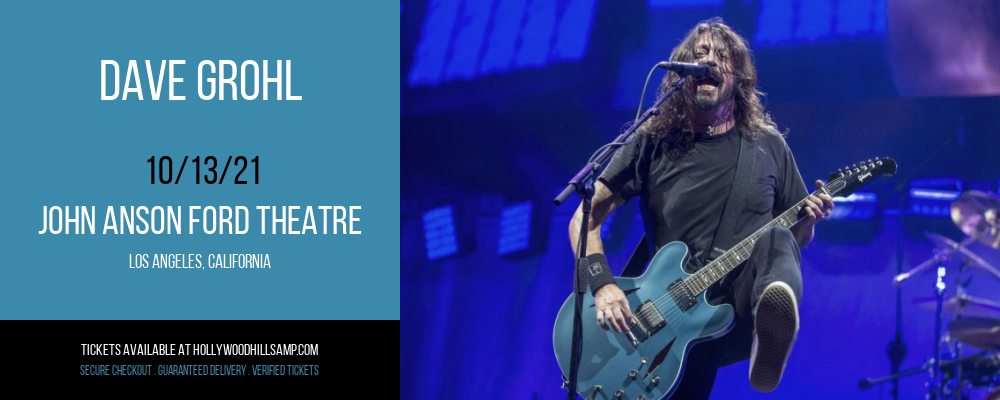 Dave Grohl at John Anson Ford Theatre tickets Dave Grohl at John Anson Ford Theatre