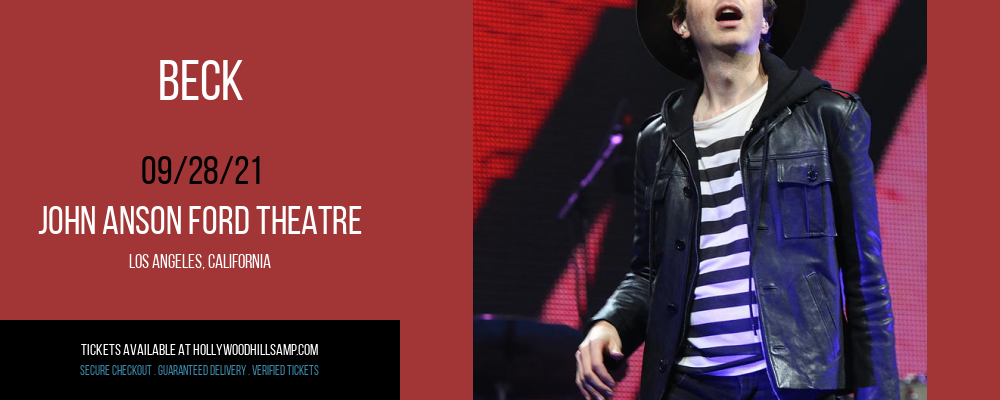 Beck at John Anson Ford Theatre tickets Beck at John Anson Ford Theatre