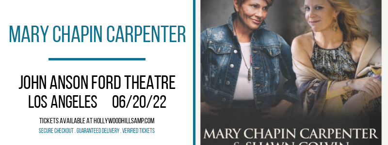 Mary Chapin Carpenter at John Anson Ford Theatre tickets Mary Chapin Carpenter at John Anson Ford Theatre