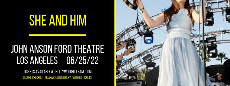 She And Him at John Anson Ford Theatre