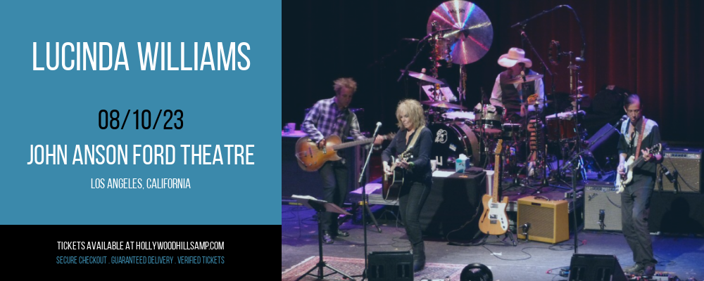 Lucinda Williams at John Anson Ford Theatre tickets Lucinda Williams at John Anson Ford Theatre