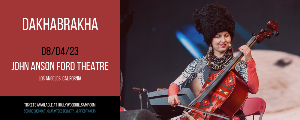 DakhaBrakha at John Anson Ford Theatre tickets DakhaBrakha at John Anson Ford Theatre