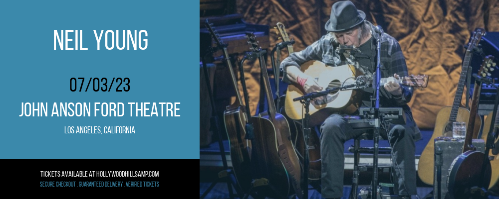 Neil Young at John Anson Ford Theatre tickets Neil Young at John Anson Ford Theatre