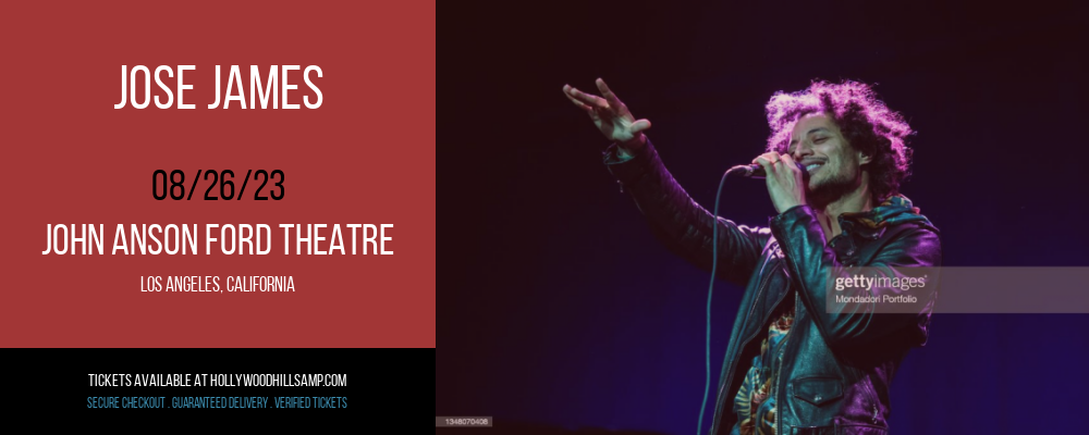 Jose James at John Anson Ford Theatre tickets Jose James at John Anson Ford Theatre