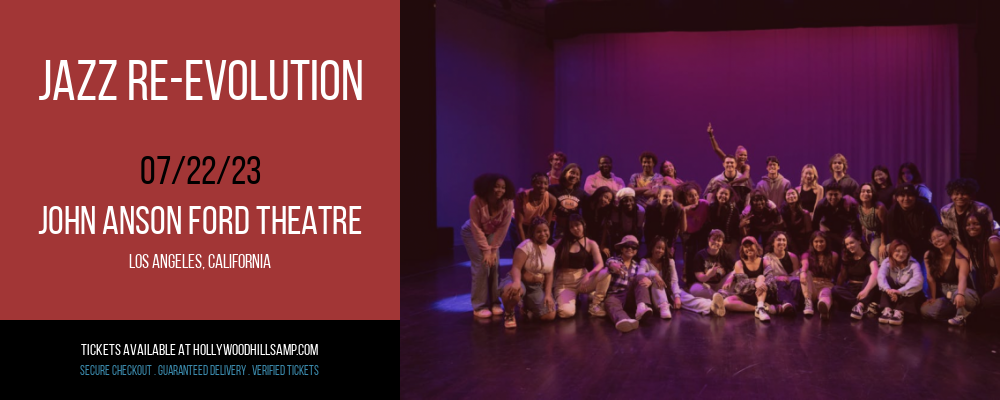 Jazz Re-Evolution at John Anson Ford Theatre tickets Jazz Re-Evolution at John Anson Ford Theatre
